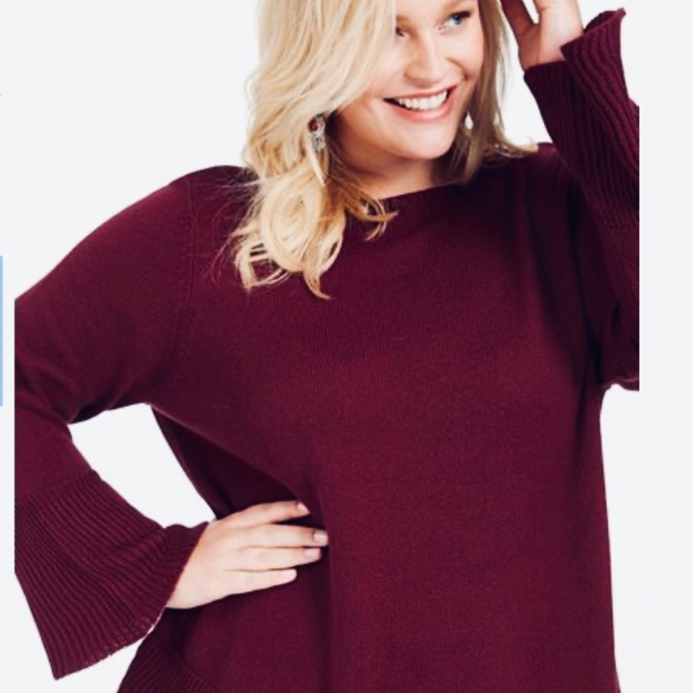 STYLE & CO PLUS SIZE RUFFLE SWEATER - Picture 3 of 11